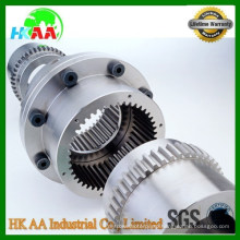 Ts16946 Standard Alloy Steel / Aluminum Barelled Gear Couplings